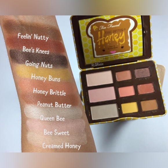 NIB Too Faced Limited Edition 🥜🍯 Peanut Butter and Honey Eye Shadow Palette - Picture 9 of 10